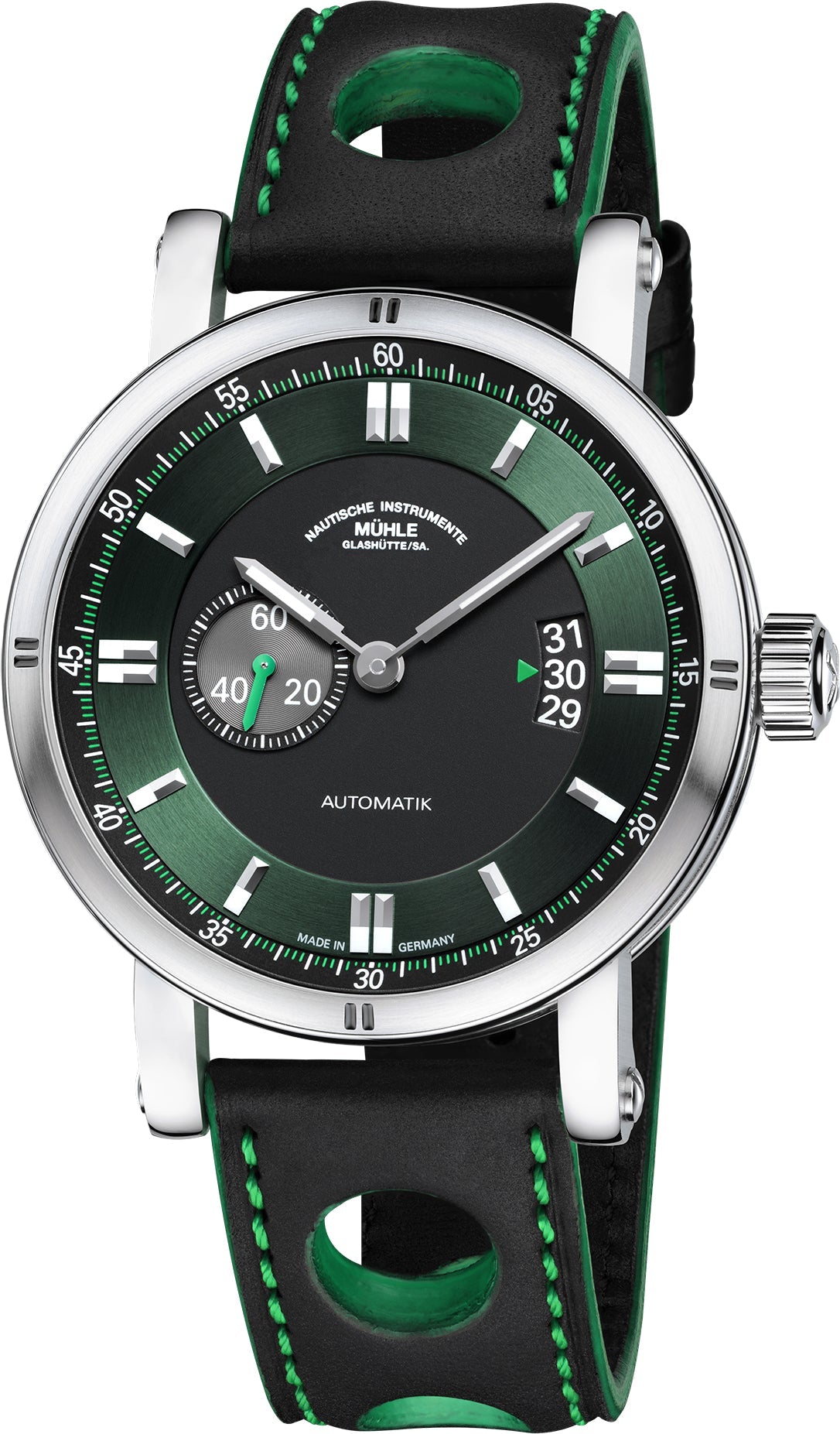 Muhle Glashutte Watch Teutonia Sport II Racing Green - Black