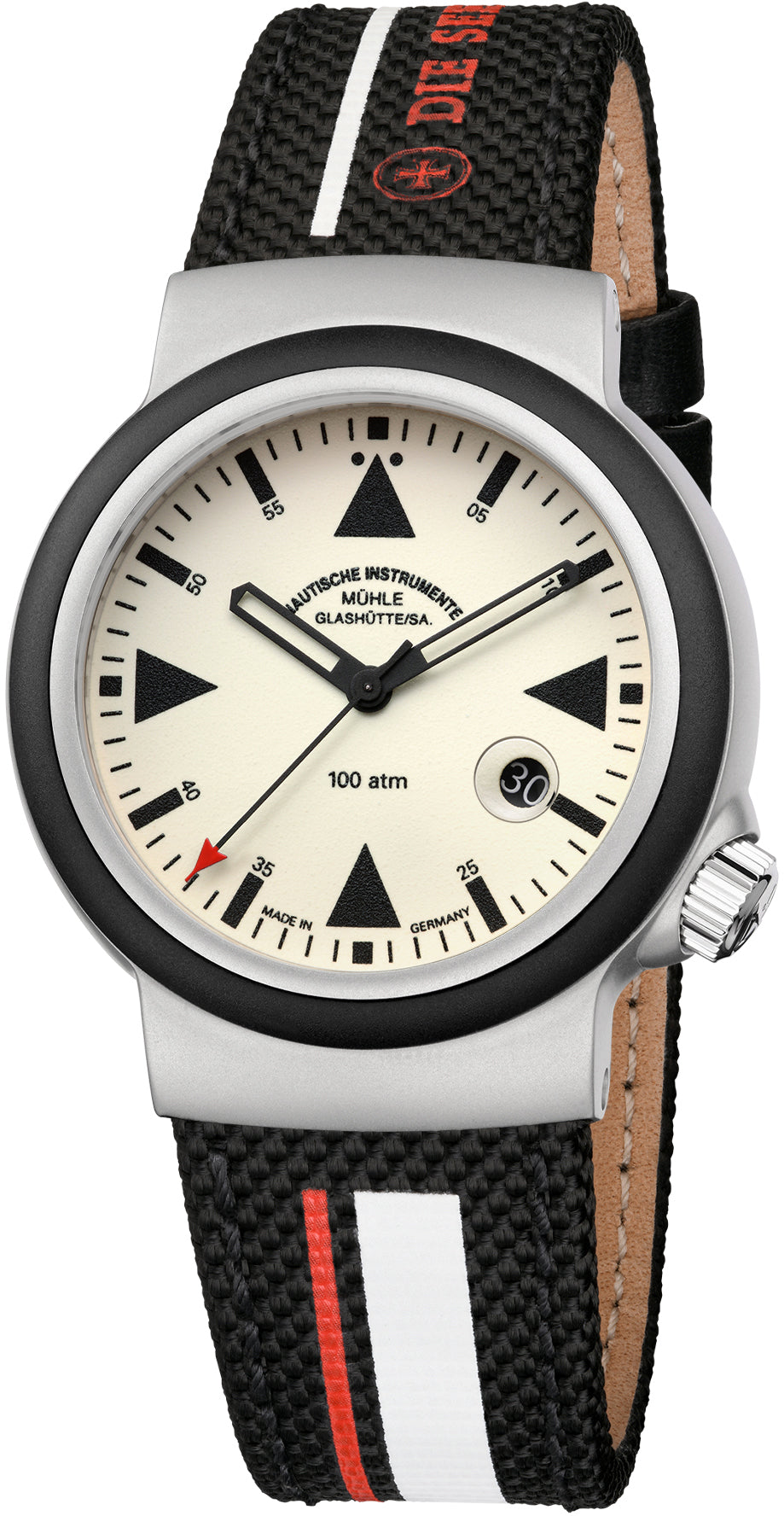 Muhle Glashutte Watch S.A.R. Rescue-Timer Lumen - Cream