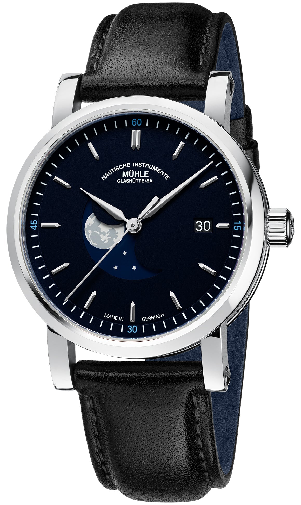 Muhle Glashutte Watch Teutonia IV BlueMoon - Blue