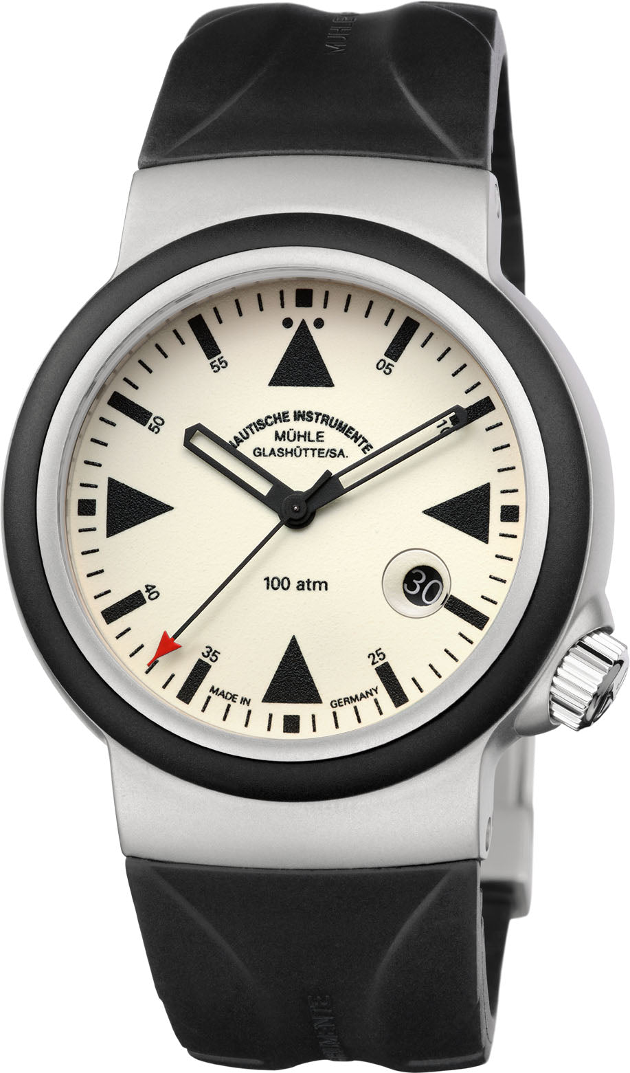 Muhle Glashutte Watch S.A.R. Rescue Timer Red lumen - Cream