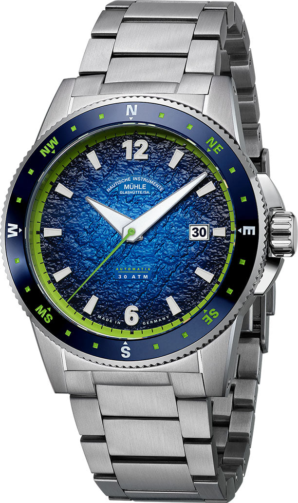 Muhle Glashutte Watch Sportivo Compass Date Bracelet