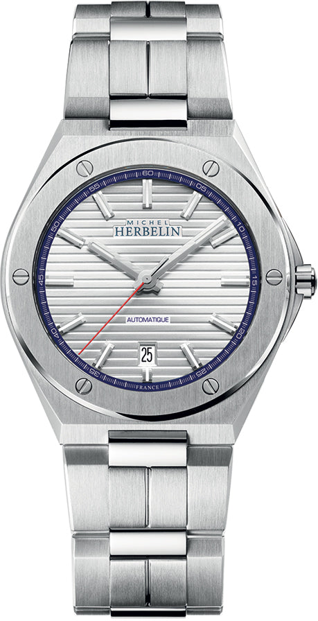 Herbelin Watch Cap Camarat Mens - Silver