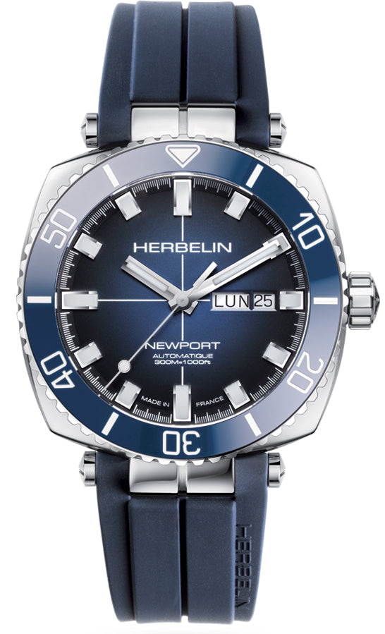 Herbelin Watch Newport Heritage Mens - Blue