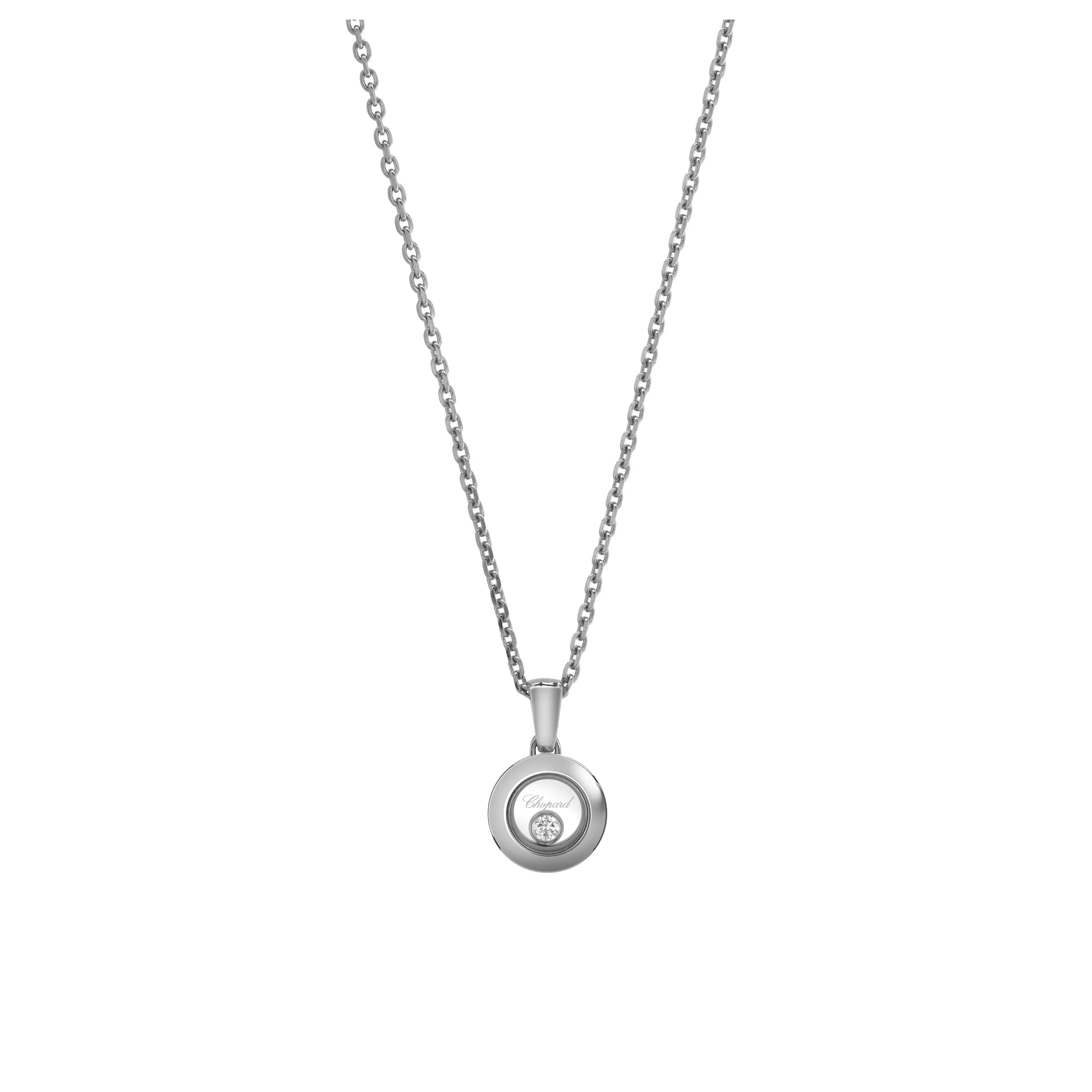 Chopard Happy Diamonds Icons 18ct White Gold 0.05ct Diamond Pendant