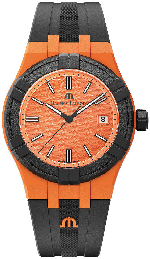Maurice Lacroix Watch Aikon Quartz TIDE Orange