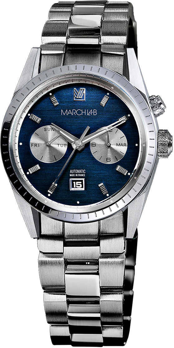 March LA.B Watch Agenda Supra Navy Automatic - Blue