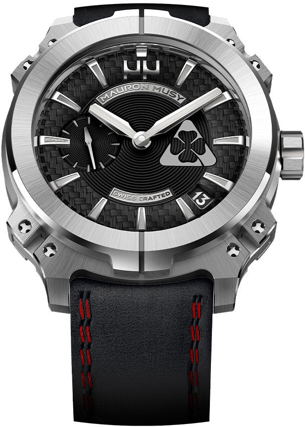 Mauron Musy Watch MU03 Armor Quadrifoglio Limited Edition - Black