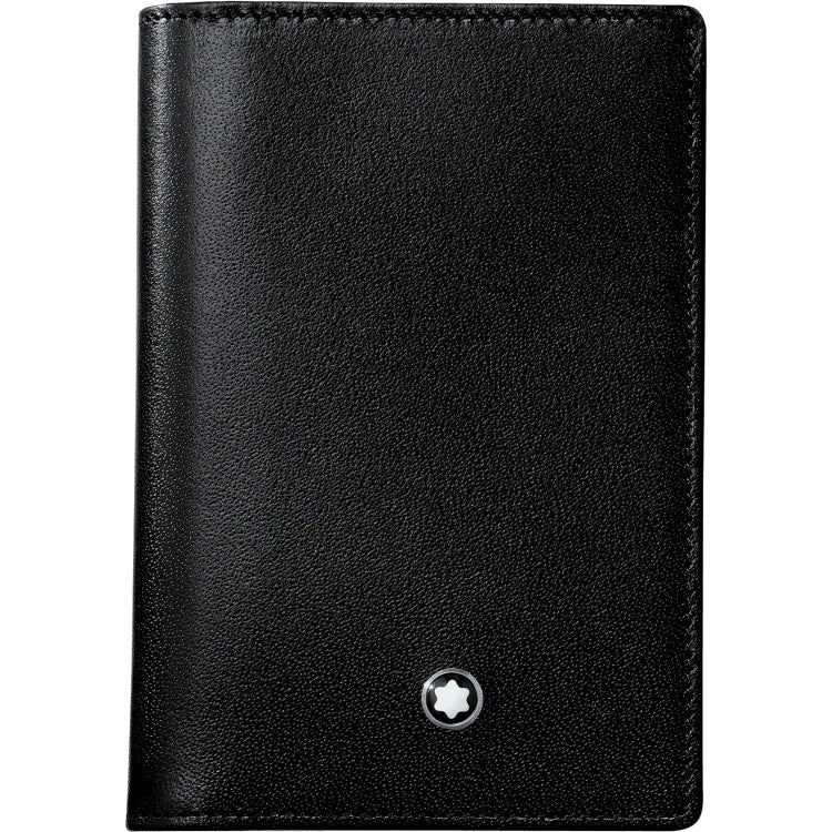 Montblanc Business Card Holder with Gusset Meisterstuck Black - Black