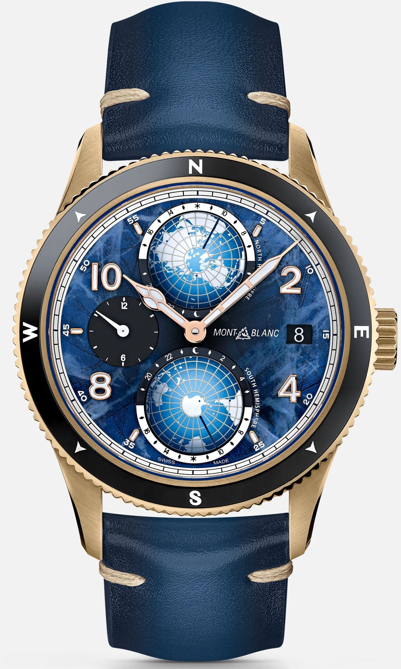 Montblanc Watch 1858 Geosphere 0 Oxygen Limited Edition - Blue