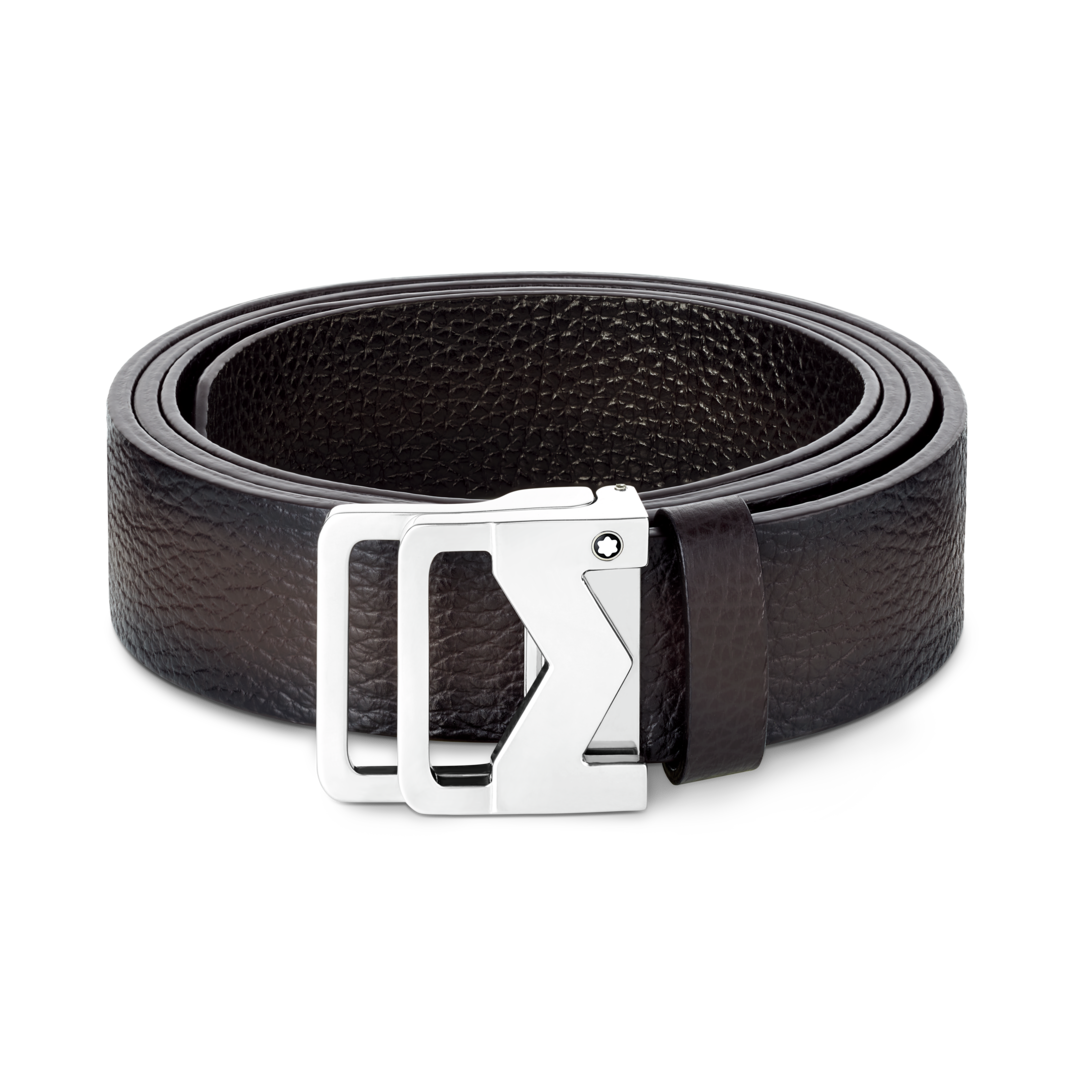 Montblanc M Buckle Sfumato Brown 35 mm Leather Belt