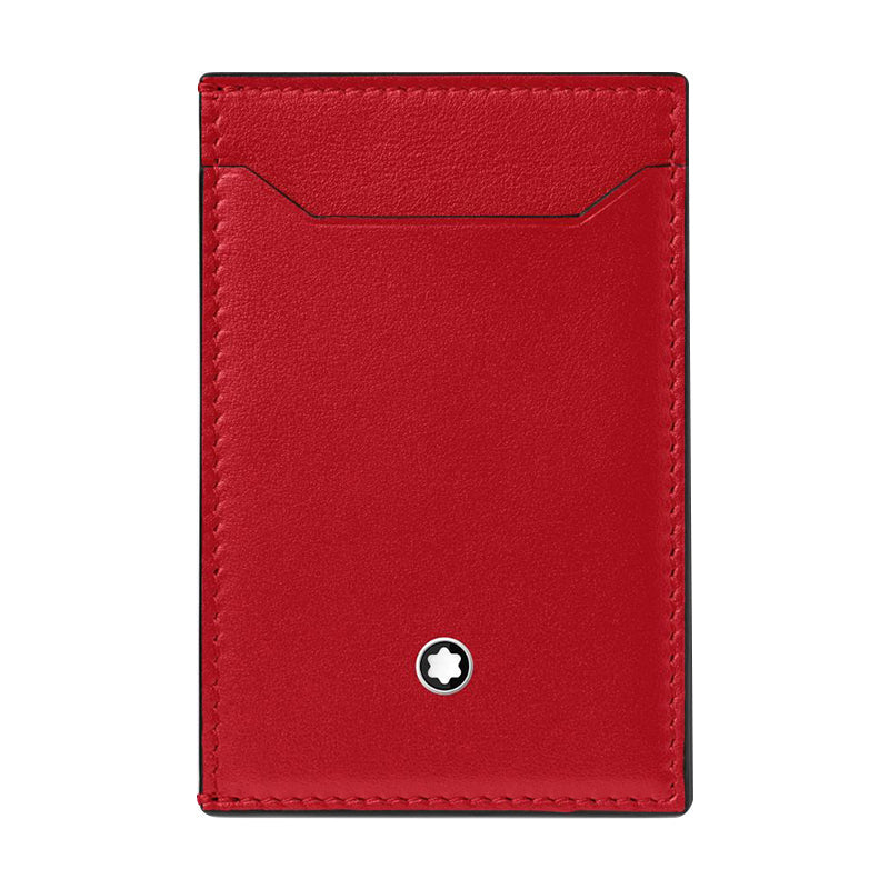 Montblanc Meisterstuck Pocket Holder Red 3cc D - Red