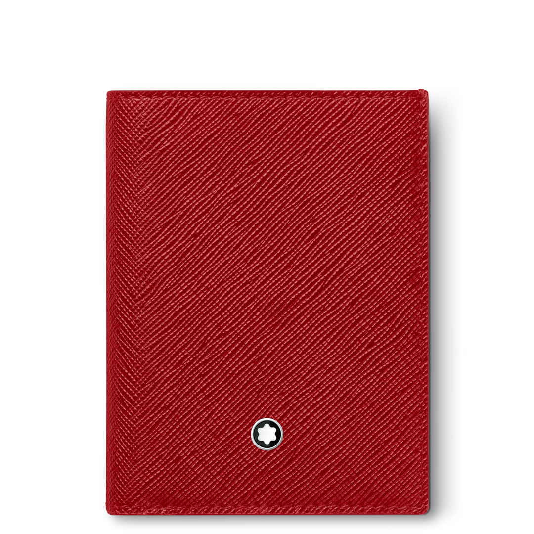Montblanc Sartorial Mini Wallet 4cc Red D