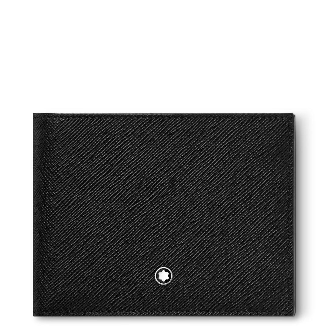 Montblanc Sartorial Wallet 6cc with 2 View Pockets Black