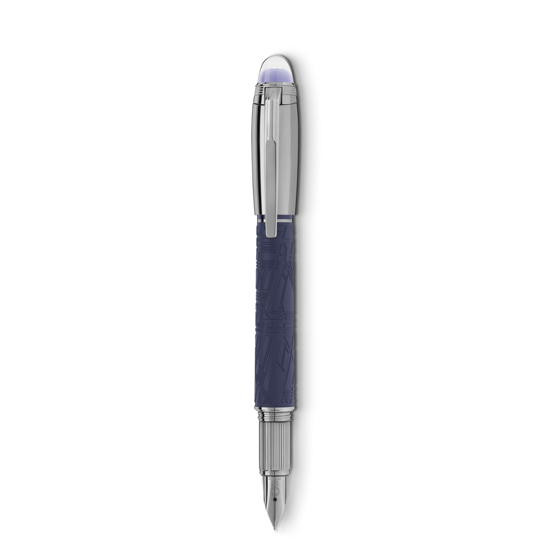 Montblanc Starwalker SpaceBlue Doue Fountain Pen (F)