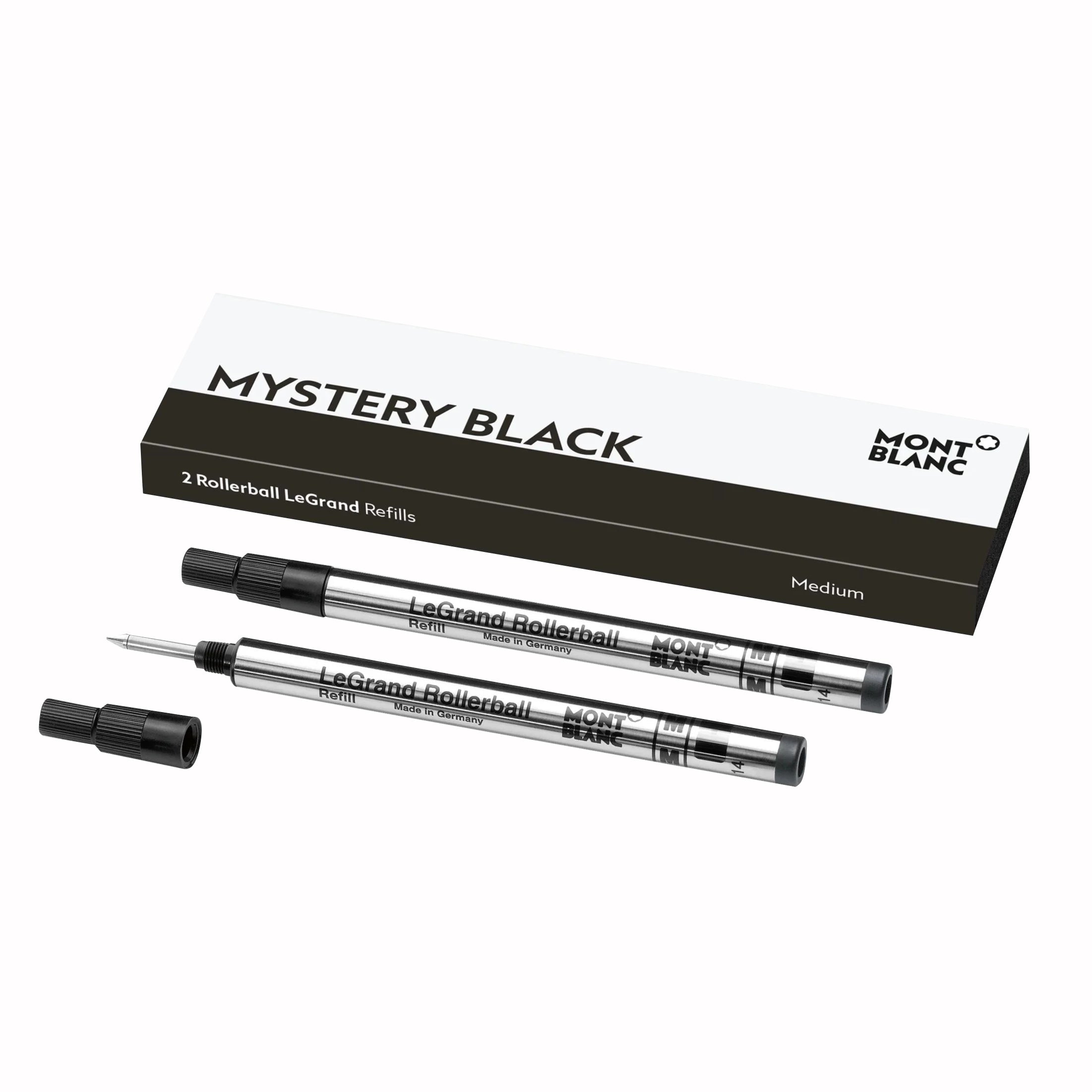 Montblanc Writing Accessories LeGrand Mystery Rollerball Black Medium Refills - Black