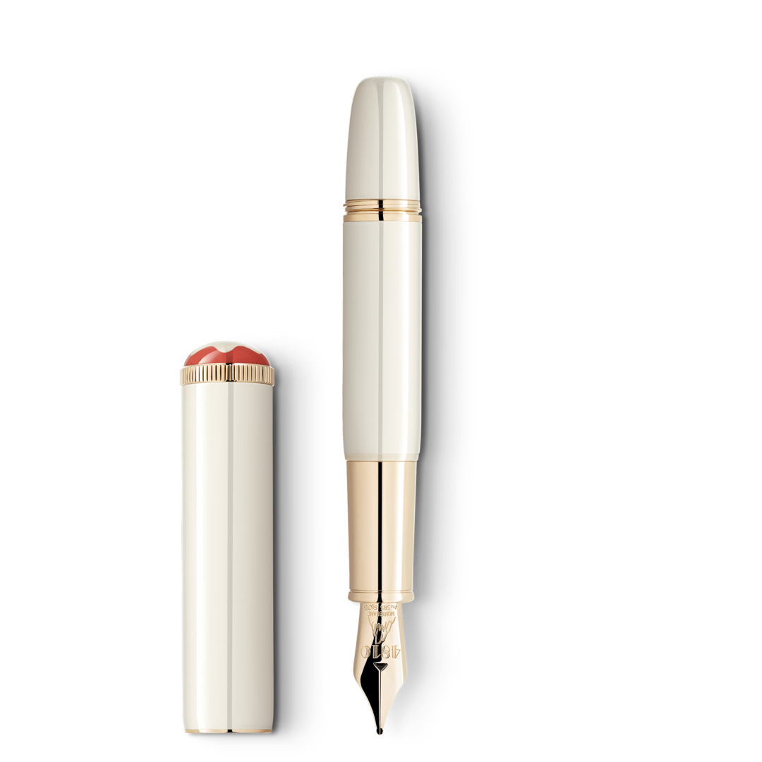 Montblanc Writing Instrument Heritage Rouge et Noir Baby Special Edition Fountain Pen F - White