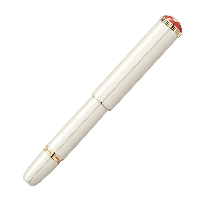 Montblanc Writing Instrument Heritage Rouge et Noir Baby Special Edition Rollerball Pen - White
