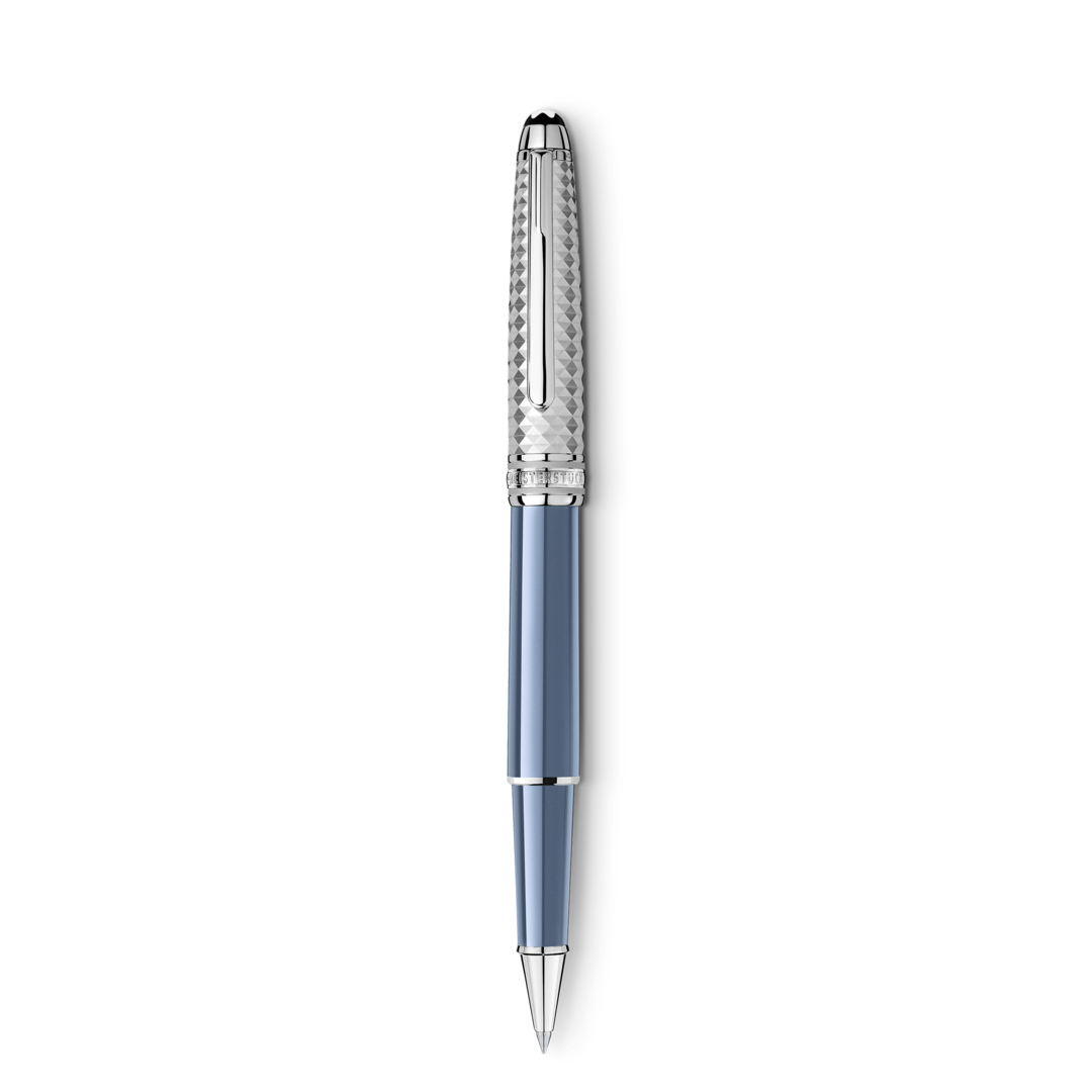 Montblanc Writing Instrument Meisterstuck Glacier Doue Rollerball Pen - Blue