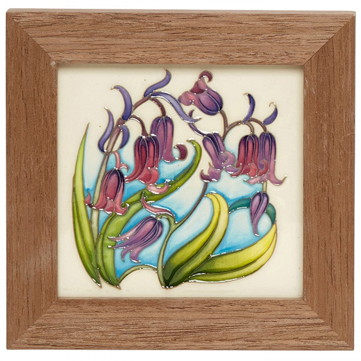 Moorcroft Wildflower Medley Bluebells Plaque