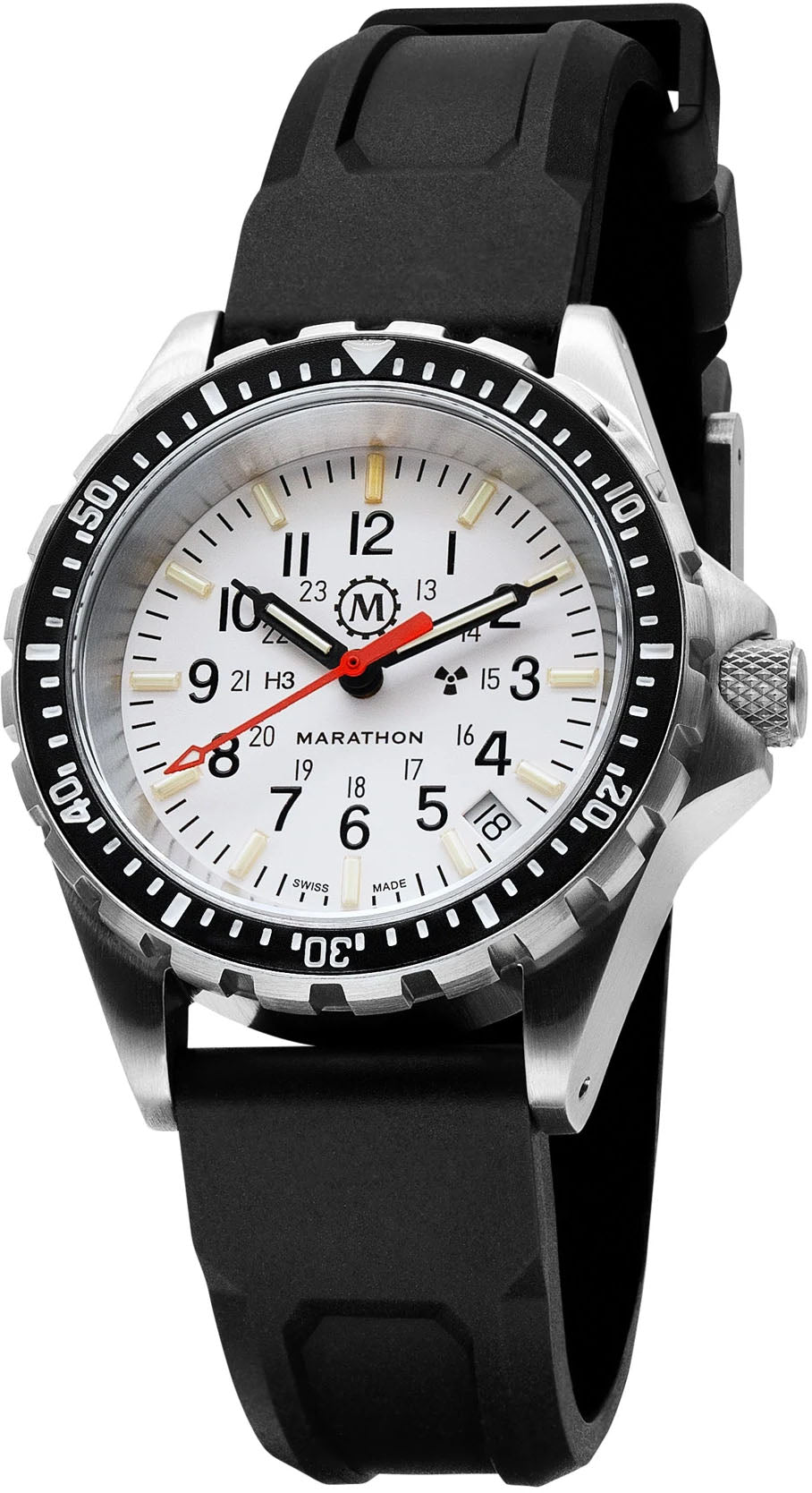 Marathon Watch Dive Medium Arctic Edition Divers Quartz MSAR Quartz - White