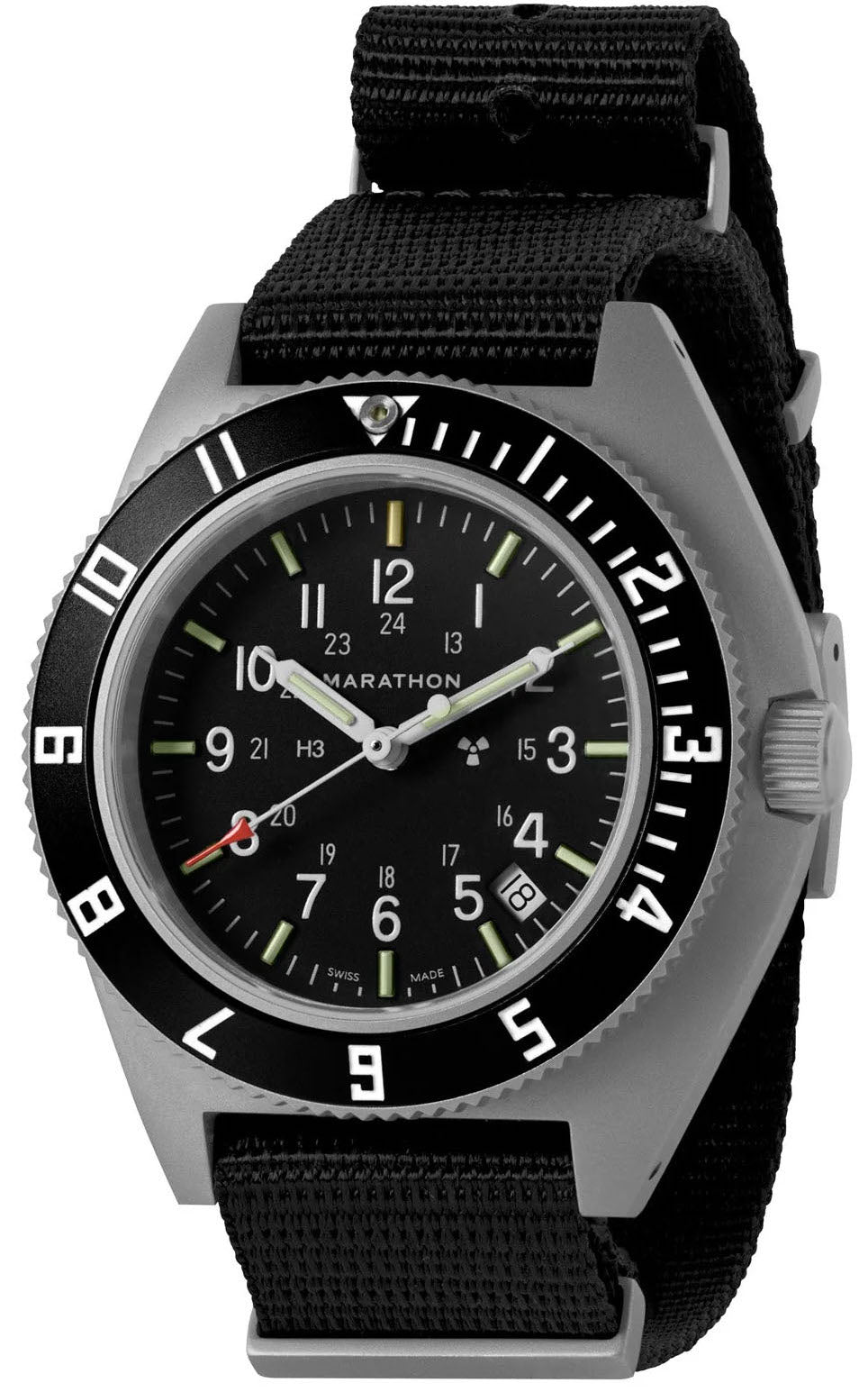 Marathon Watch Steel Navigator Nylon Defstan