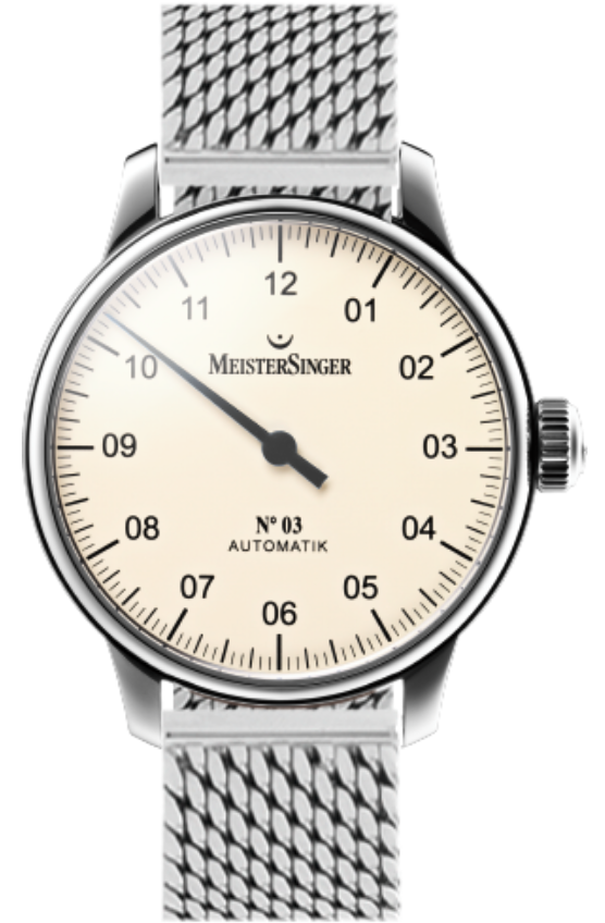 MeisterSinger Watch N. 03 - Cream