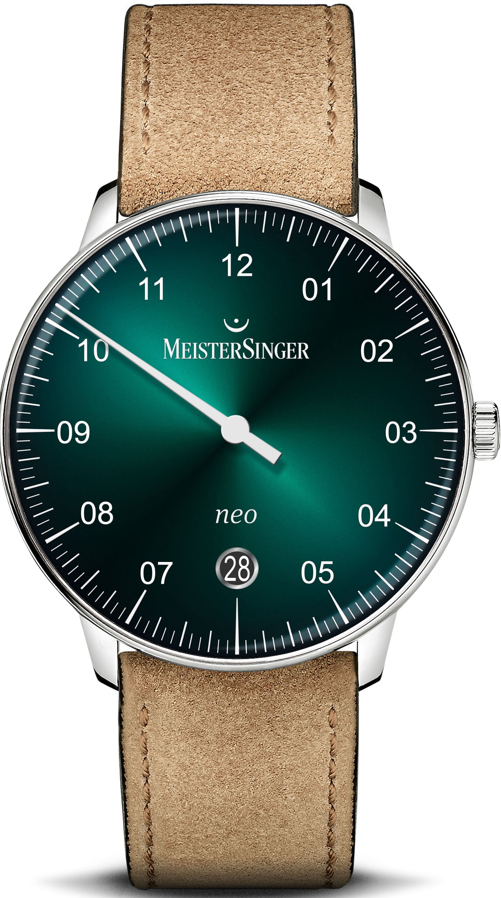 MeisterSinger Watch Neo 36 Green Sunburst - Green
