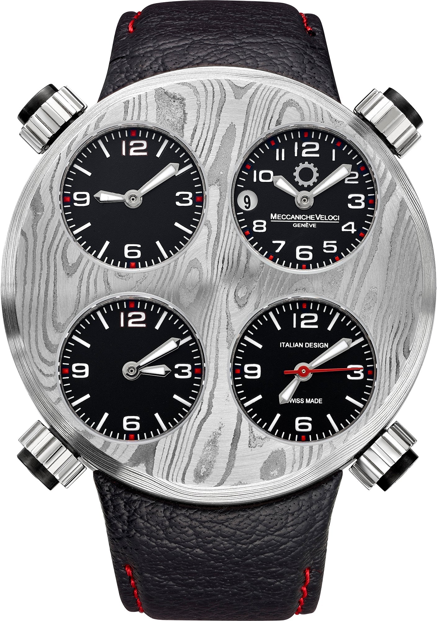 Meccaniche Veloci Watch Icon Damascus Limited Edition - Black
