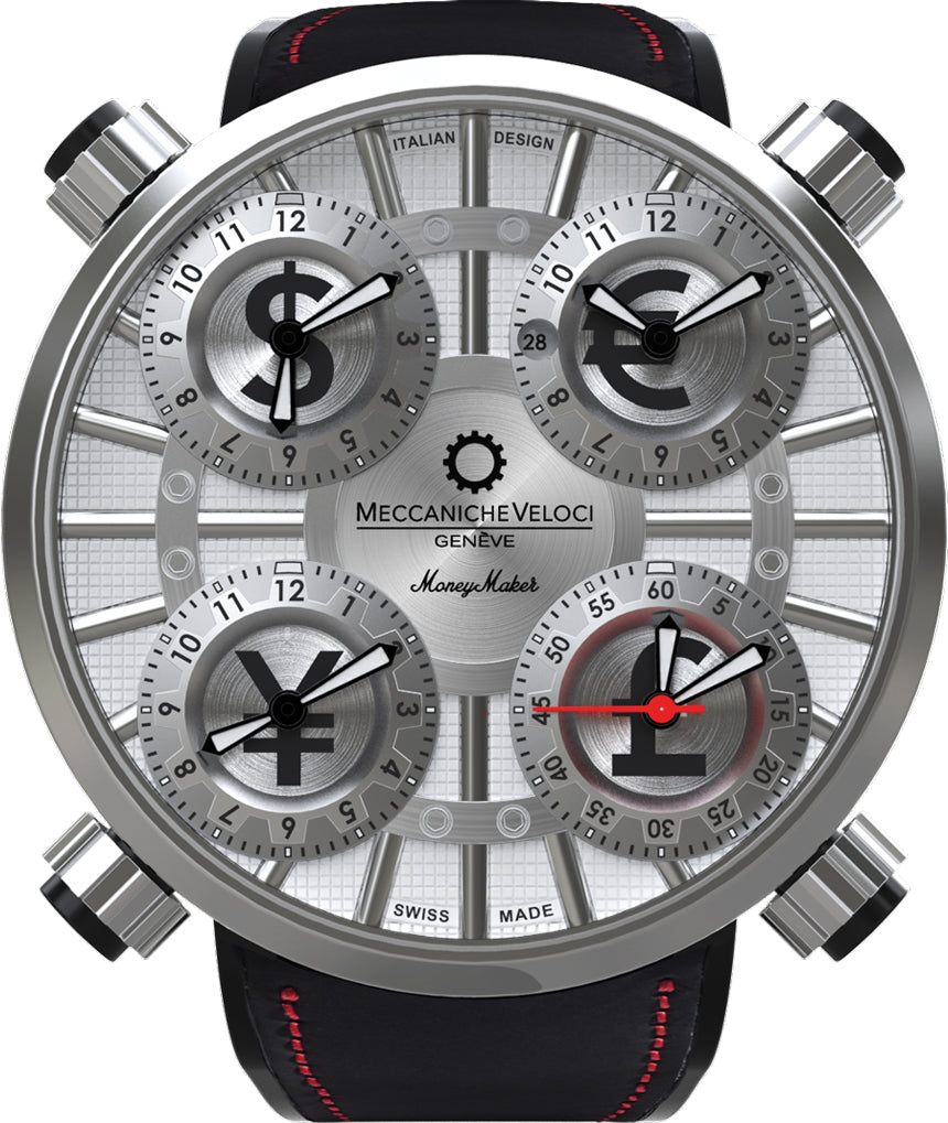 Meccaniche Veloci Watch Quattrovalvole MoneyMaker White Limited Edition - White