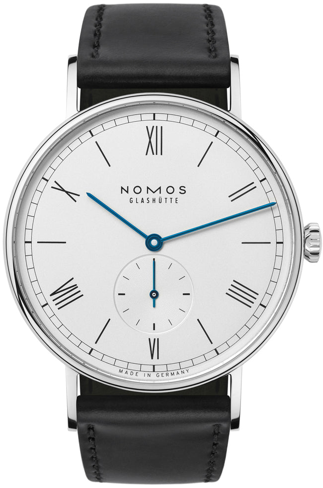 Nomos Glashutte Watch Ludwig 38 Sapphire Crystal - White