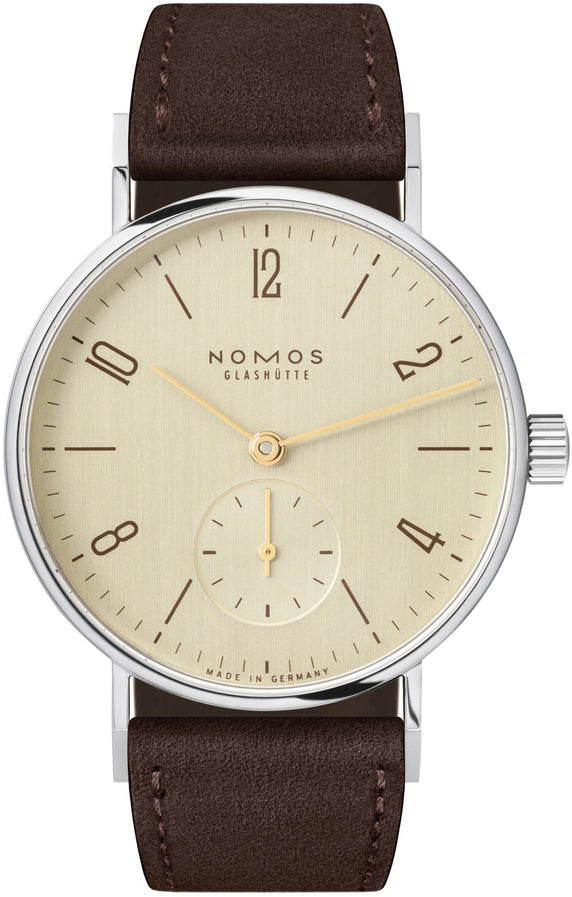 Nomos Glashutte Watch Tangente 33 Karat Ladies Sapphire Crystal - Gold