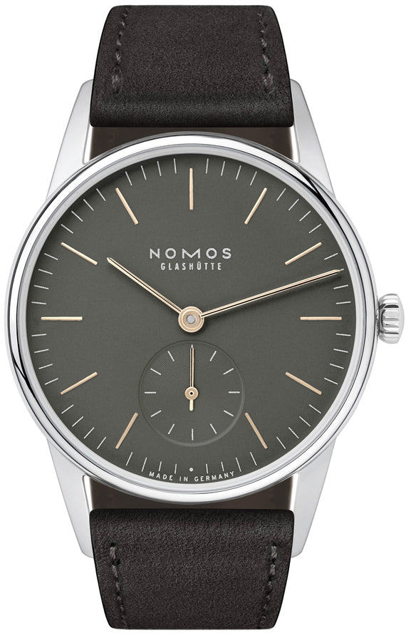 Nomos Glashutte Watch Orion 1989 33mm Sapphire Crystal - Grey