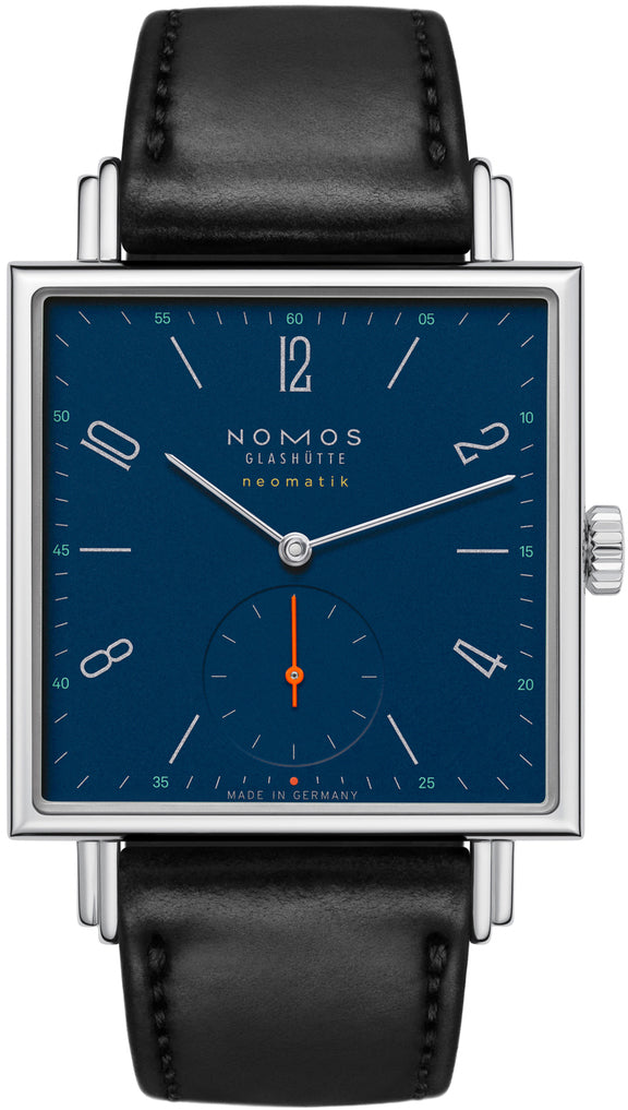 Nomos Glashutte Watch Tetra Neomatik Tiefblau Sapphire Crystal - Blue