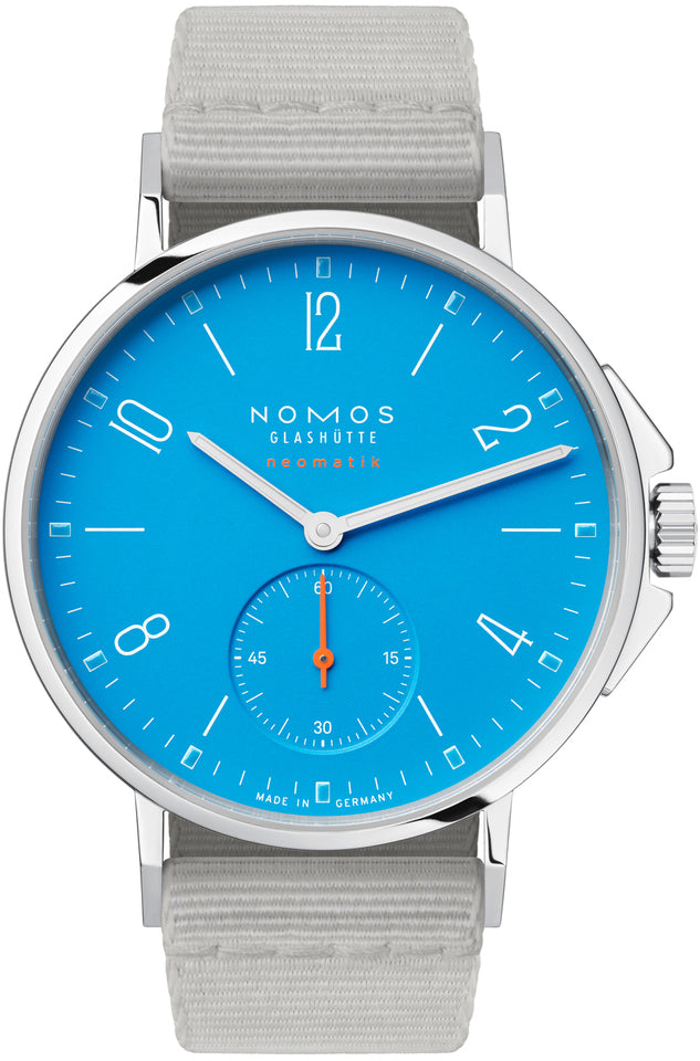 Nomos Glashutte Watch Ahoi Neomatik Siren Blue Sapphire Crystal - Blue