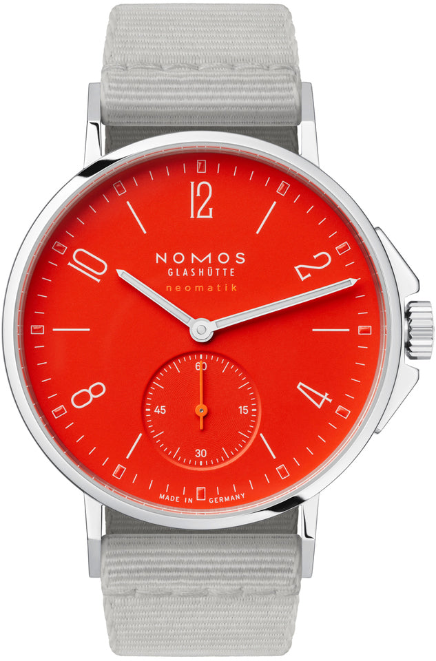 Nomos Glashutte Watch Ahoi Neomatik Signalrot Sapphire Crystal - Red