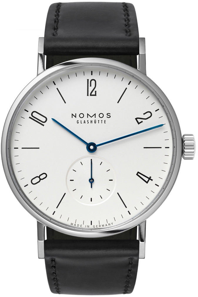 Nomos Glashutte Watch Tangomat Steel Back - Silver