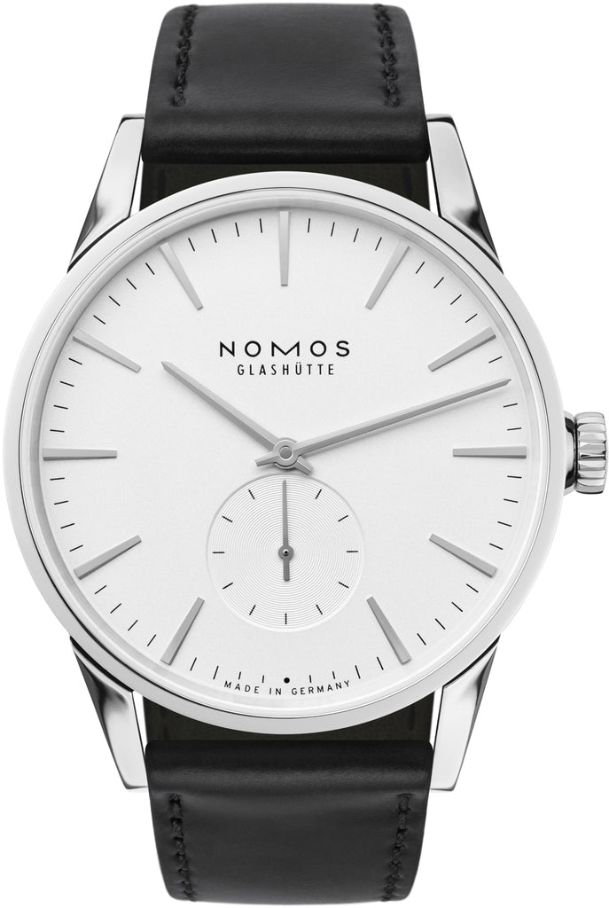 Nomos Glashutte Watch Zurich Steel Back - Silver