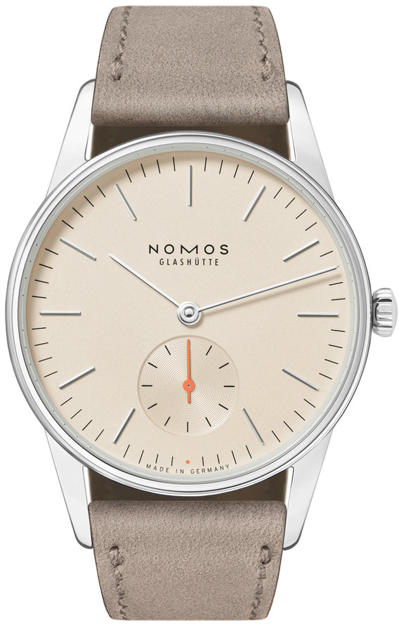 Nomos Glashutte Watch Orion 33 Champagne Sapphire Crystal - Gold