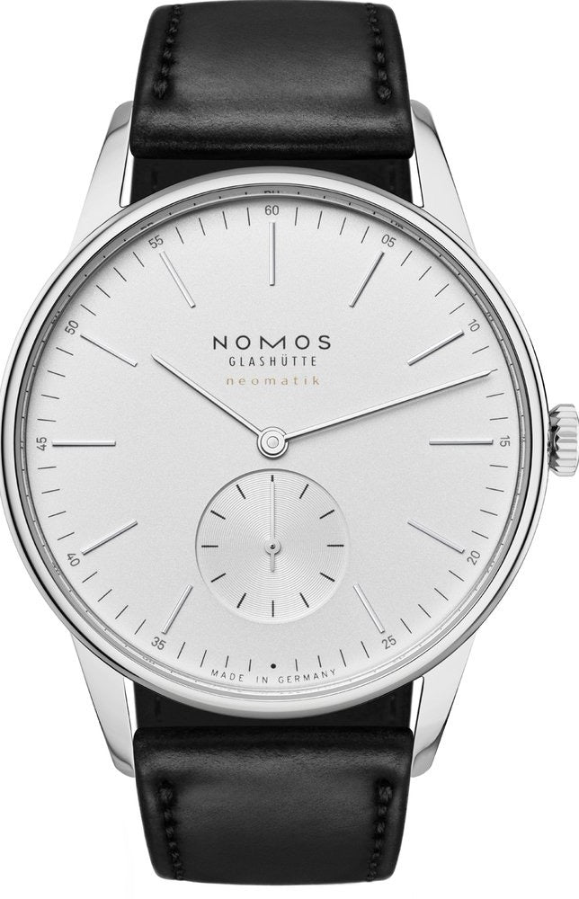 Nomos Glashutte Watch Orion Neomatik 39 White Sapphire Crystal - Silver