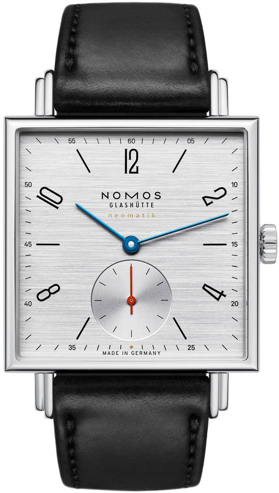 Nomos Glashutte Watch Tetra Silvercut Sapphire Crystal - Silver