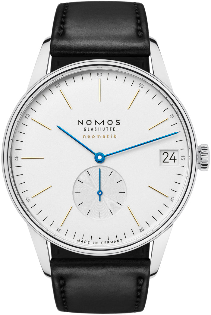 Nomos Glashutte Watch Orion Neomatik 41 Date Sapphire Crystal - White