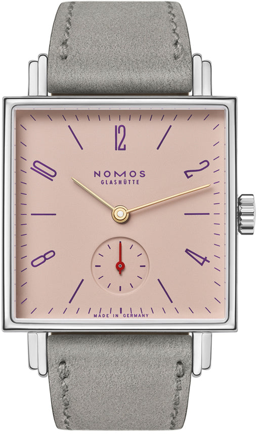 Nomos Glashutte Watch Tetra Pearl Sapphire Crystal - Pink