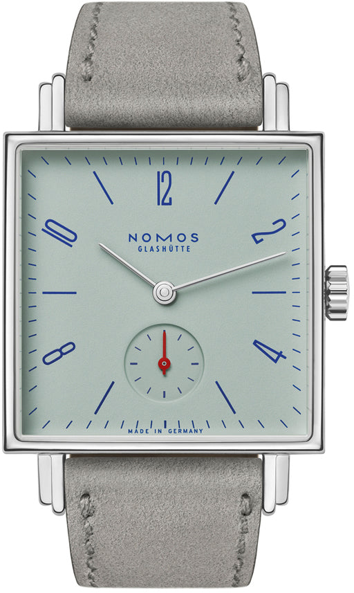 Nomos Glashutte Watch Tetra Matcha Steel Back - Green