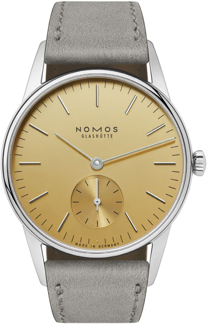 Nomos Glashutte Watch Orion 33 Gold - Gold