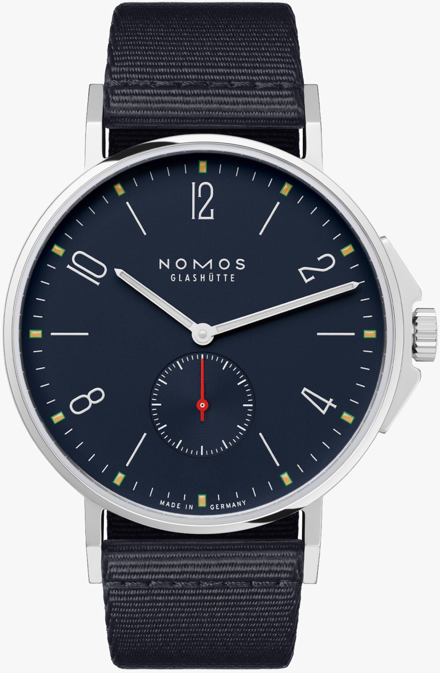 Nomos Glashutte Watch Ahoi Atlantic Sapphire Crystal - Blue