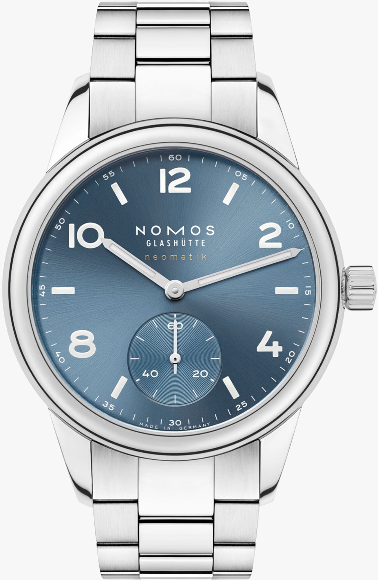 Nomos Glashutte Watch Club Sport Neomatik Polar Blue - Blue