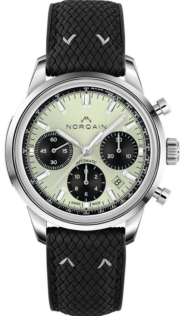 Norqain Watch Freedom 60 Chrono 40mm Pistachio Rubber Limited Edition