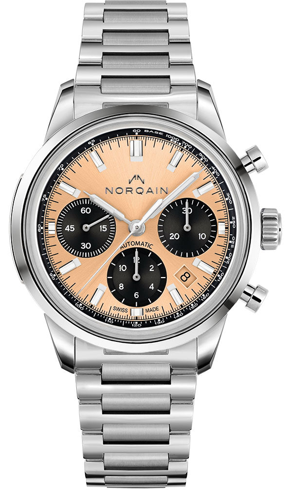 Norqain Watch Freedom 60 Chrono 40mm Peach Bracelet Limited Edition