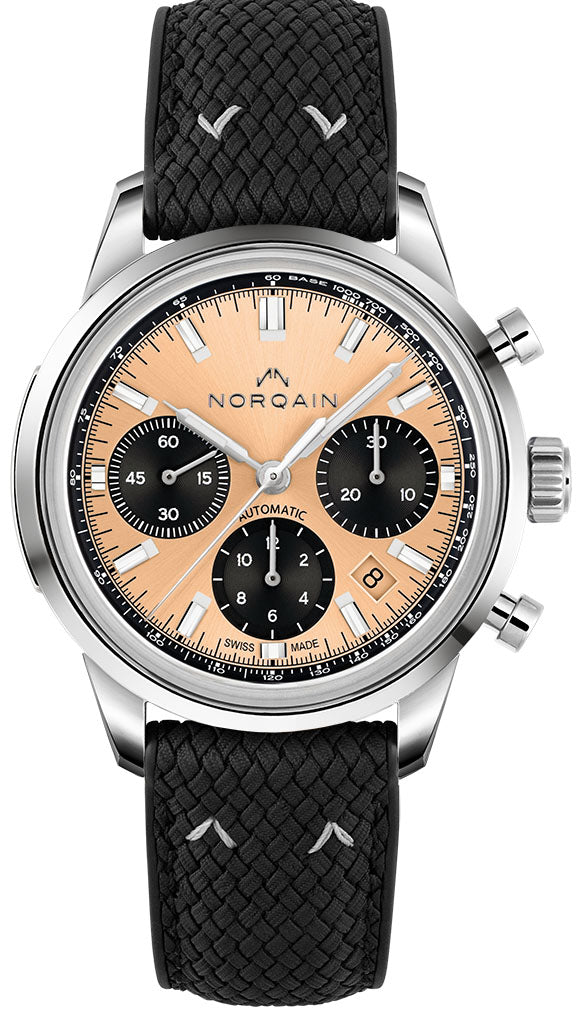 Norqain Watch Freedom 60 Chrono 40mm Peach Rubber Limited Edition