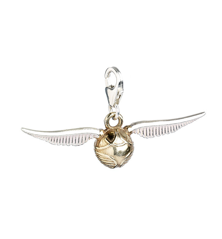 Official Harry Potter Sterling Silver Golden Snitch Clip On Charm